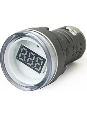 Vionna Dijital Voltmetre, 22MM Ac 60-500V LED Beyaz Işık ile Kullanım