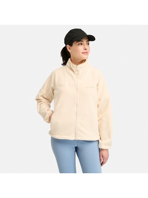 Timberland Polartec Full-Zip Fleece Kadın Krem Ceket