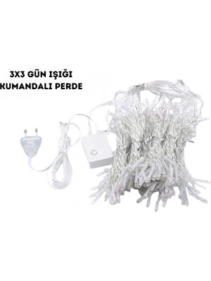 Pileli Store 3x3 Günışığı Kumandalı Perde