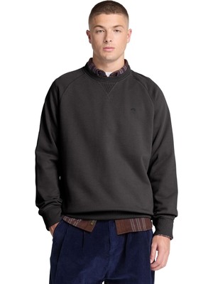 TBC0YHBA0011 Timberland Exeter Rıver Lb Crew Sweatshirt Erkek Sweatshirt Siyah