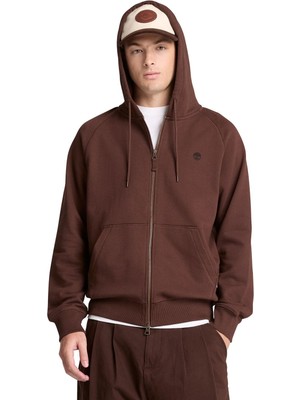 TBC0YHB8AJD1 Timberland Exeter Rıver Lb Full Zip Hoodie Erkek Ceket Kahve