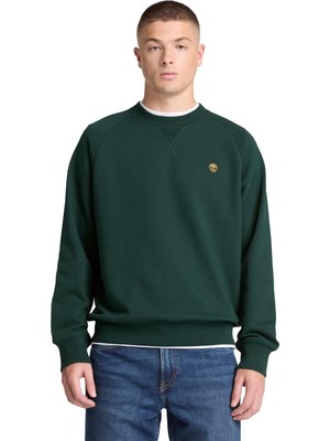 TBC0YHBAEA11 Timberland Exeter Rıver Lb Crew Sweatshirt Erkek Sweatshirt Yeşil