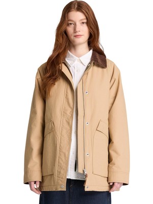 TBC0YHC0DF01 Timberland Wenham Water Repellent Insulated Barn Co Kadın Ceket Sütlü Kahve
