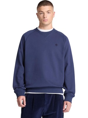 TBC0YHBAAIH1 Timberland Exeter Rıver Lb Crew Sweatshirt Erkek Sweatshirt Lacivert