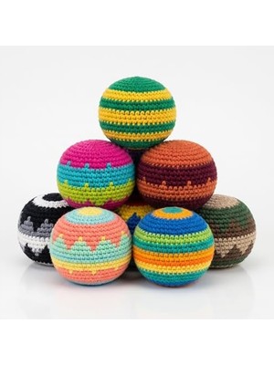 Vionna El Yapımı Pamuk Hacky Sack, Eğlenceli ve Stres Giderici