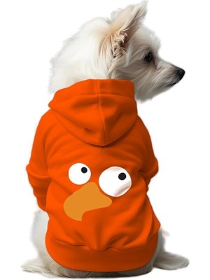 Vionna Mpz Pets Kedi ve Köpek Kıyafeti & Elbisesi Turuncu Hoodie Kuş M