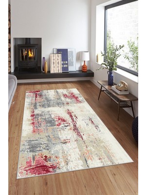 on the clouds Renkli Batik Desen Renk Geçişli Yıkanabilir Kaymaz Taban Leke Tutmaz Modern Salon Halısı ve Yolluk