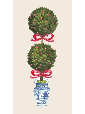 Hester & Cook Holiday Topiary Misafir Peçetesi 16LI