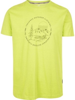 Trespass Erkek Glentress - Male Casual Prınted T-shırt Jalapeno T-shırt Matotstr0059-28235