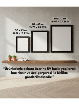 Buzz Designs Tropical Sunset – Gün Batımı Palmiye Sahil Duvar Tablosu (Çerçeveli)