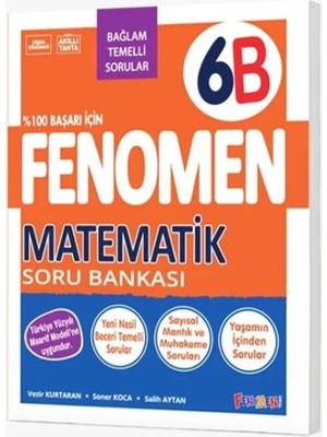 Gama Yayınları Fenomen 6. Sınıf Matematik B Soru Bankası Fenomen Yayınları