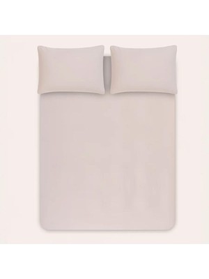 Store Yüzde Yüz Pamuk Saten Lastikli Çarşaf Seti 100X200 cm Gri - Lia Serisi