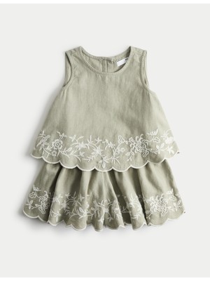 Marks & Spencer Keten Karışımlı Takım
