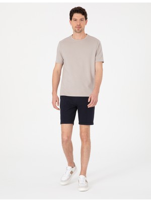 Pierre Cardin Lacivert Regular Fit Örme Şort 50310567 VR033