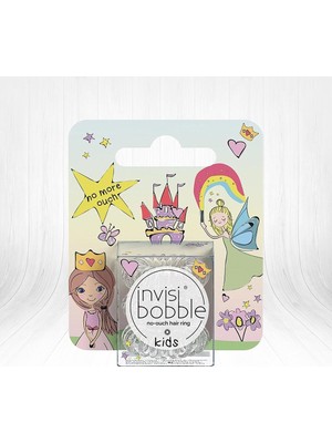 Invisibobble Kids Princess Sparkle Çocuk Saç Tokası Spiral Şekilde Su Geçirmez Özellik