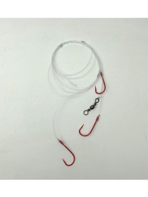 Fudo Hırsızlı Mercan Takımı 2 Adet 0.40 mm Fluocarbon İğne ile Dip Balıkları İçin Uygun