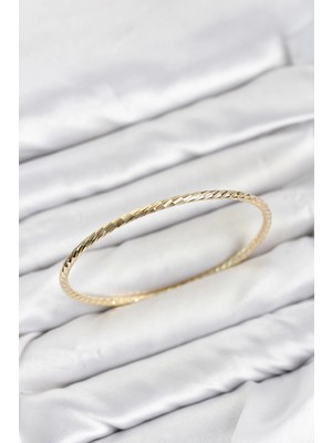 Lovesta Home cm Gold Renk Kesim Model 65 mm Bilezik TJ-BB8617