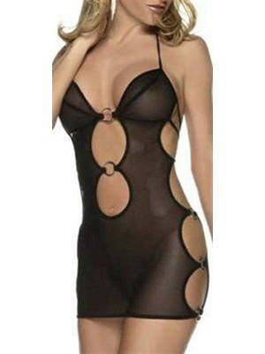 Cıcıskom Terry Pau TP060763 Transparan Babydoll