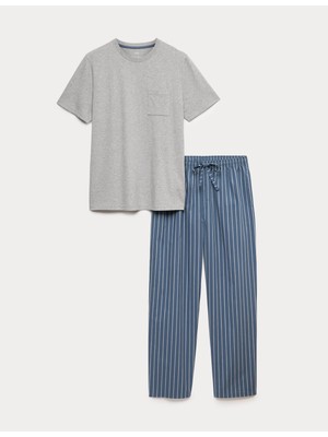Marks & Spencer Çizgili Pijama Takımı