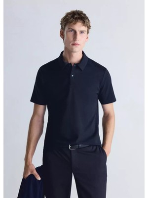 Mango Thermolite® Slim Fit Polo Yaka Tişört