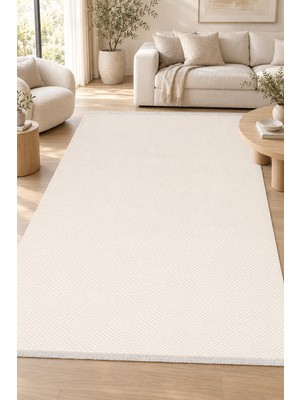Cinka Home Erida Sisal Görünümlü Kaymaz Tabanlı Robot Süpürge Uyumlu Oturma Odası Mutfak Koridor Salon Halısı