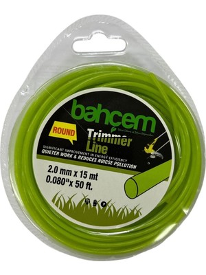 Nil Avm Ennalbur Trimmer Line Yuvarlak Misina 2 mm 15 Metre