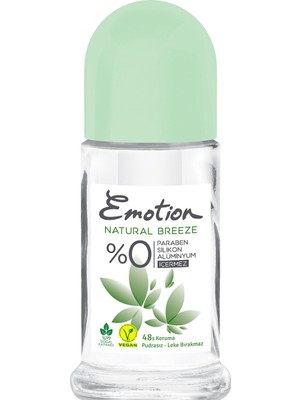 Emotion Natural Breeze Kadın Deodorant 50 ml Pudrasız Roll On ile Tazelik ve Koruma