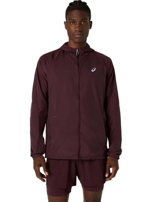 Asics Road Packable Jacket Erkek Bordo Ceket 2011D084-600