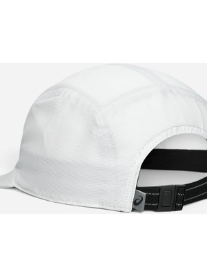 Asics Performance Running 5 Panel Cap Unisex Beyaz Şapka 3013B331-100