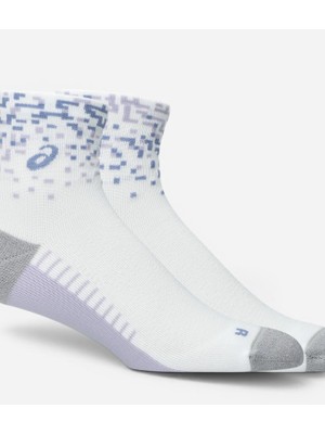 Asics Performance Run Sock Quarter Unisex Beyaz Koşu Çorabı 3013B284-100