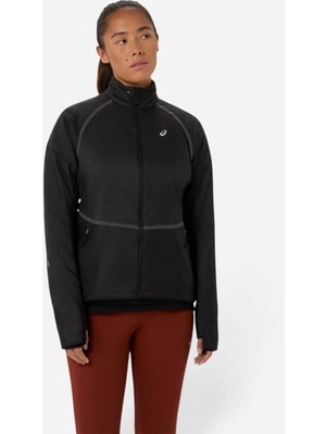 Asics Road Winter Run Jacket Kadın Siyah Ceket 2012D480-001