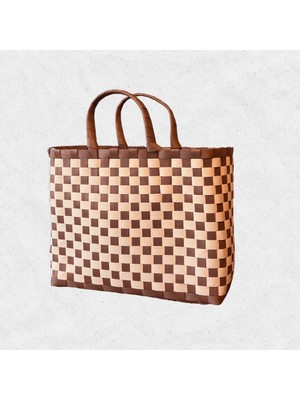 Bag The Joy El Örgüsü Orta Boy Sepet Çanta