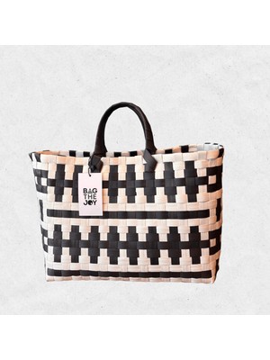 Bag The Joy El Örgüsü Orta Boy Sepet Çanta