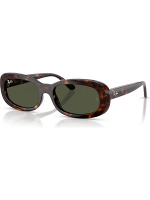 Ray-Ban Kadın Güneş Gözlüğü 0RB2221 902/31 53 Mat Kemik Çerçeve UV 400 Filtreli Yeşil Cam