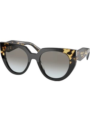 Prada Kadın Güneş Gözlüğü 14WS-52 3890A7 Kahverengi UV 400 Filtreli Kemik Çerçeve ile Şık