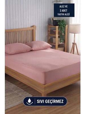 Formeya Set Pudra Mikro Fitted Sıvı Geçirmez Alez ve 2 Adet Yastık Alezi (11 Ebat)