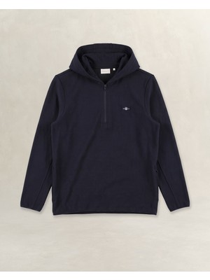 Gant Erkek Lacivert Yarım Fermuarlı Sweatshirt 2526399T.433