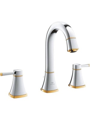 Grohe - Grandera 3 Delikli Lavabo Bataryası M-Boyut Kromaltın - Outlet - G20389IG0-