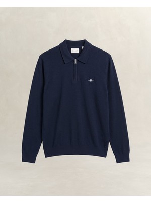 Gant Erkek Lacivert Fermuarlı Kazak 8926392T.433