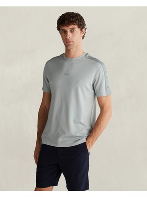 Gant Erkek Yeşil Bisiklet Yaka T-Shirt 2326128T.10