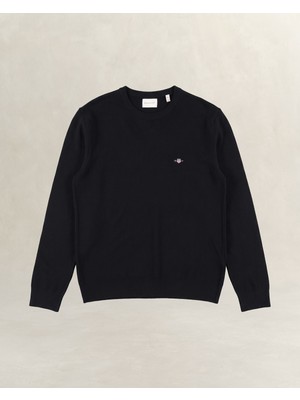 Gant Erkek Siyah Bisiklet Yaka Kazak 8926391T.5