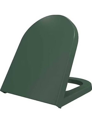 Bocchı Bocchi - Pure S Amortisörlü Duroplast Klozet Kapağı Mat Yeşil - A0301-027