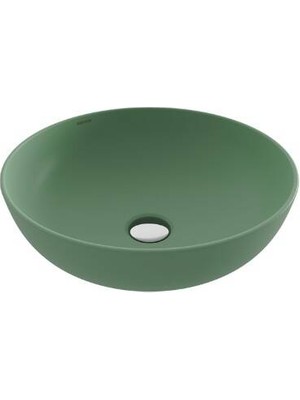 Bocchı - Slim Line Yuvarlak Lavabo 38 cm Mint Yeşil - Outlet - 1494-033-0125-