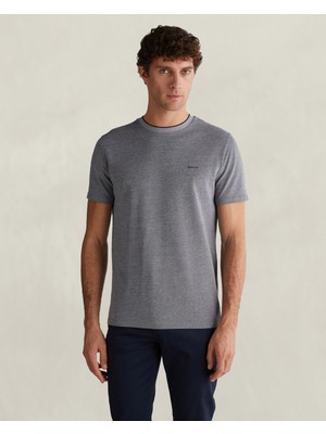 Gant Erkek Lacivert %100 Pamuk T-Shirt 2003414.433