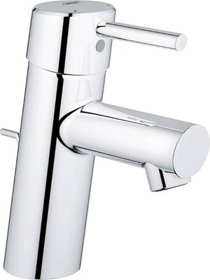 Grohe - Concetto New Tek Kumandalı Lavabo Bataryası S-Boyut Sifon Kumandalı Krom - Outlet - G3220410E-