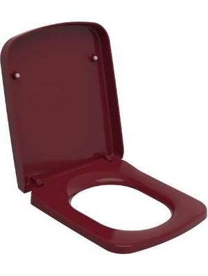 Bocchı Bocchi - Tutti S Yavaş Kapanır Duroplast Klozet Kapağı Parlak Burgonya Bordosu - A0312-072