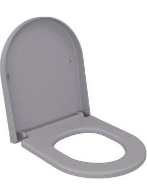 Bocchı Bocchi - Pure S Yavaş Kapanır Duroplast Klozet Kapağı Mat Gri - A0302-006