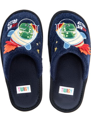 Twigy Astronot Çocuk Ev Terliği Lacivert 30/35