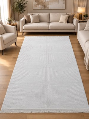 Ally Carpet Wool Modern Şık Dekoratif Akrilik Salon ve Oturma Odası Halısı