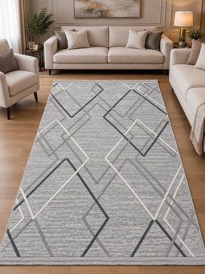 Ally Carpet Wool Modern Şık Dekoratif Akrilik Salon ve Oturma Odası Halısı
